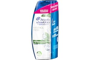 Head & Shoulders Shampooing Antipelliculaire Menthol Fresh, Jusqu’à 100% Des Pellicules Éliminées, Cliniquement Prouvé, Testé Sous Contrôle Dermatologique, 3x285 ml