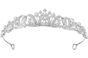 TIESOME Strass kristall tiara krona pannband prinsessa elegant krona brud bröllop pannband bal födelsedagsfest halloween håra