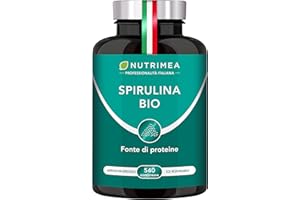 LABORATOIRES NUTRIMEA SPIRULINA BIOLOGICA PURA | 540 Compresse | 1500 mg | Ricca di Proteine, Ficocianina, Vitamine e Minerali | Energia e Difese Immunitarie | 100% Naturale | Nutrimea