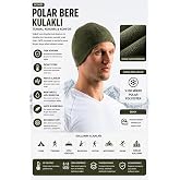Polar Polyester Sıcak Tutan Hafif Kışlık Outdoor Kulaklı Bere | Kulakları Kapatan, Yumuşak ve Hafif Mikro Polar Termal Yapı
