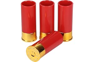 BARBUZZO UT Brands 12 Gauge Shotgun Shell 2oz Shot Glasses | Set of 4