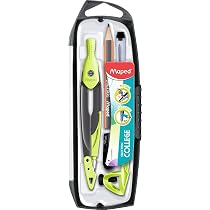 Maped Mathset Schulzirkel Deepsea Paradise – 9-teiliges Zirkel-Set Mit Metallbox Für Die Schule