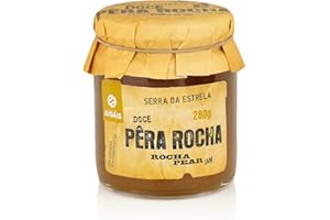 QUINTA DE JUGAIS Mermelada de Pera Rocha - Frasco de 280g - Experiencia Completa y Nutritiva - Ideal para Postres y Desayunos - Sin Colorantes ni Conservantes - Producto Gourmet de Origen Portugués
