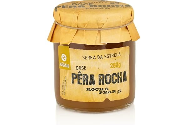 Marmelad av Pera Rocha - Burk med 280g - En fullständig och näringsrik upplevelse - Perfekt för efterrätter och frukost - Utan färgämnen eller konserveringsmedel - Portugisisk gourmetprodukt