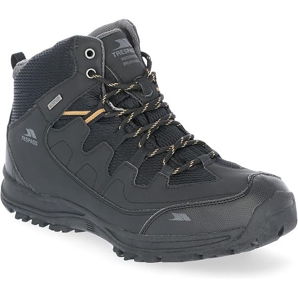 Trespass Men's Magellan Competition Running Shoes - Waterproof, Breathable, Vibram Sole, Outdoor Trainers
