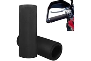 Batheidon Lenkerschutzpolster, Schaumstoff Griffe, Grip Cover Comfort Motorcycle Handlebar Grips Foam Grips Non -für 28 mm - 38 mm Lenker, Vibrationsdämpfende Griffhüllen geeignet für Heizgriffe