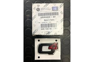 FCA Scritta Stemma Q4 Nera Posteriore Originale Logo Sigla Emblema Adesivo Compatibile con Alfa Romeo Giulia Stelvio