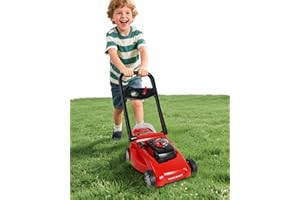 CT SPORTS Kids Lawn Mower with Realistic Grass-Cutting Action and Sounds – No Batteries Required | Fun Outdoor Push Toy, Birthday Gift & Holiday Present for 3, 4, 5, 6, 7, 8 Year Old Boys and Girls