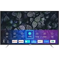 AUSHA® 127 cm (50 Inches) 4K Ultra HD Smart Android LED TV with VOICE CONTROL remote A50S (Black) (2020 Model)