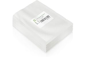 CL CANLENPK CANLENPK 15x20CM/6x8Inch Vacuum Sealer Bags, Food Storage Bag, Seal Meal Snack Fruit Nut, Boil Steam Heat Freeze Sous Vide Food Sealable Bags(100Bags)