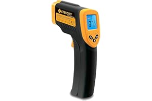 Etekcity 774 - Termómetro Infrarrojos Digital (Medidor de Temperatura sin Contacto, -50 hasta +380 °C, Iluminación LCD, Color