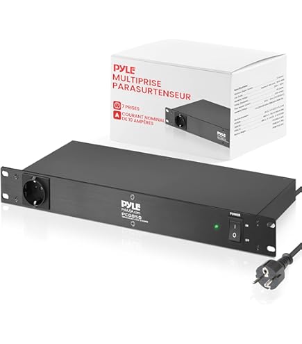 Multiprise électrique 9 Places Avec 3 Prises Universelles Et 6 Prises Bivalentes Italiennes