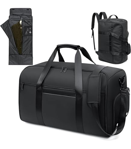 LOVEVOOK kledingstuk reistas voor dames 2 in 1, omkeerbare weekender groot met schoenenvak, uitklapbare paktas, waterdichte handbagage tas, kledingstuktas voor zakenreizen pak, Large