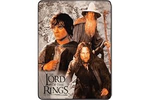 The Lord of The Rings pościel super miękka mikro raszlowa narzuta, 117 x 152 cm, (oficjalny) produkt WB firmy Franco Collectibles