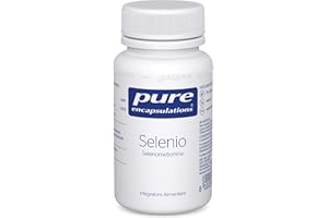 Pure Encapsulations - Selenio - Integratore Alimentare di Selenio Organico (Selenometionina) Senza Lievito - 30 Capsule