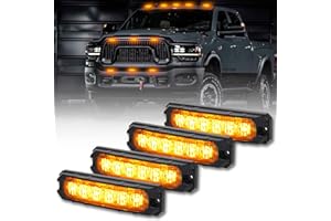 JMEST LEAD les plus récentes lumières stroboscopiques jaunes