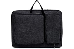 HKSICHENGKEJIUK Custodia Portfolio Arte A3 Cartella Impermeabile in Tela Conservazione Opere d'Arte Zaino Tavola da Disegno Portatile Portfolio Artista Borsa a Tracolla per Trasporto Grande Custodia Blocchi da