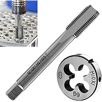 5 Dadi A Fessura (Castello) M10x1,25 - Filetto Fine, Zincati, Per Assi E Perni