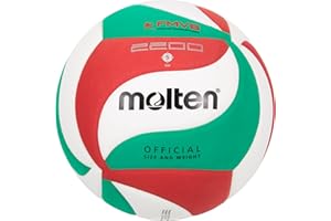 Molten Balón de Entrenamiento V5M2200, Blanco/Verde/Rojo 5
