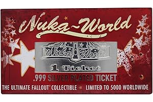 FANATTIK Fallout - Nuka World - Ticket plaqué Argent Collector