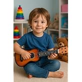 Hak-İş Oyuncak Kutulu İspanyol Gitar, 50 x 17 cm, Eğitici Oyuncak