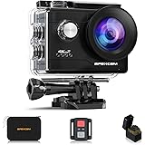 Apexcam 4K WiFi 20MP Action Cam Ultra HD Sports Cam Impermeabile Sott’acqua 40M 2'' Action Camera 2.4G Telecomando 170° Grand