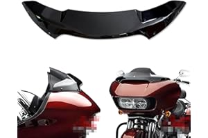 HDBUBALUS 10,2 cm pare-brise avant l'air pare-brise pour Harley Touring Road Glide Fltruse Fltru Fltrxs Fltrx 2015 2016 2017