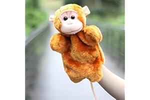 LOMTRATS Marionnettes à Main Animaux en Peluche Jouets pour Faire Semblant de Jouer imaginatif Cadeaux de Narration pour Les Enfants