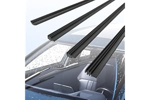 XINSUO 4 sztuk Wycieraczki do Wycieraczki Szyby,800 mm Gumy do Wycieraczki Wymiana,Bez Ramki Gumowe Paski,Uniwersalny Przednie Drzwi Opady Drzwi