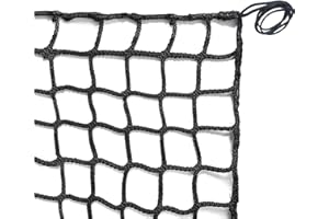 LJBD Filet de Protection Robuste pour Enfant Chat, Filet de Sécurité Anti Chute sans Nœuds en Polyester pour Escaliers Balcon Clôtures Terrasses Animaux pour Voiture(Size:1 * 2m(3 * 7ft),Color:Noir)