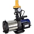 Agora-Tec® AT-Hauswasserwerk-5-1300-3DW, 5 stufige Kreiselpumpe mit max: 5,6 bar und max: 5400l/h und Druckschalter mit Trock