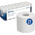 Kleenex Toilet Tissue Rolls 8459 - 3 Ply Toilet Rolls - 8 Packs of 9 Rolls x 195 White Toilet Tissue Sheets (72 x 14,040 Sheets Total)
