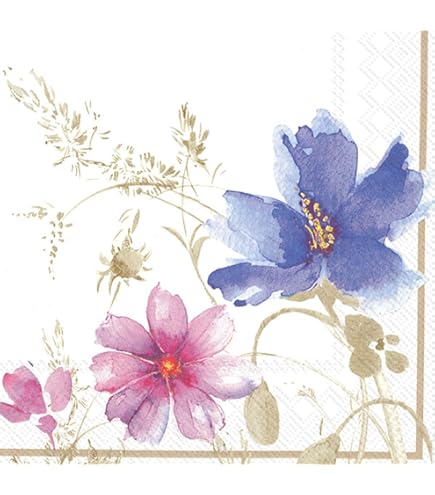 Emma Bridgewater Papierservietten, 33 Cm Quadratisch, 3-lagig, 20 Stück – Bunt Bedruckt, Chlorfrei, Made In Germany