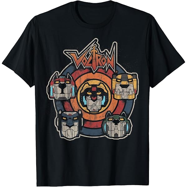 Voltron Cartoon Legendary Defenders Snowflakes Men's T Shirt