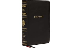 NKJV Large Print Reference Bible, Black Leathersoft, Red Letter, Comfort Print (Sovereign Collection): Holy Bible, New King James Version