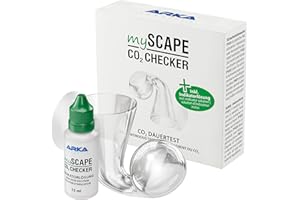 ARKA mySCAPE-CO2 Checker - inkl. 15ml Indikatorlösung - CO2 Dauertest mit Farbanzeige für präzise Überwachung in Süßwasseraquarien, unerlässlich für Aquascaping