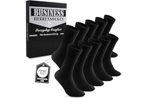 Cirorld Skarpety Męskie Zestaw 6/10 Par Eleganckich Skarpet z Pudełkiem Prezentowym, Oddychające Skarpety Bawełniane z Bezszwowym Palcem, Idealne do Pracy i Na Co Dzień