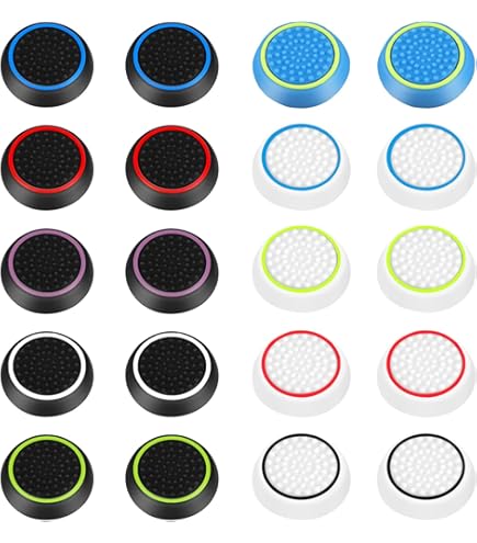 thumbnail image 2 of Analog Thumb Grip Stick Cover, Dualsense Wireless Controllers Game Remote Joystick Cap Fantastic Non Slip Silicone Handle Protection Cover For Ps5 Ps4 Xbox One 2 of 9