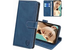 FMPCUON Funda Libro para OnePlus 11,Carcasa OnePlus 11 Cierre Magnético,Capa OnePlus 11 Plegable Cartera Flip Protección Cover Case Étui,Azul
