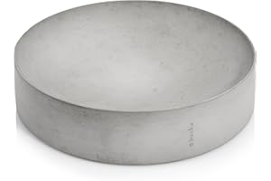 beske - Manufaktur - Ciotola in cemento "Cavus Magna" | Dimensioni: Ø 23,5 cm, altezza 6 cm | 100% realizzata a mano | senza tempo elegante e minimalista