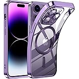 TUUTPU Cover Magnetica per iPhone 14 Pro, Custodia Comaptibile con Magsafe Ricarica Wireless [Copertura della fotocamera] Sil