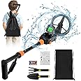 Metal Detector Kids with LED Display & Buzzer and Waterproof Search Coil, Adjustable High Sensitivity Lightweight Kids Metal Detector with Rake, Shovel and Bags for Treasure Seeking