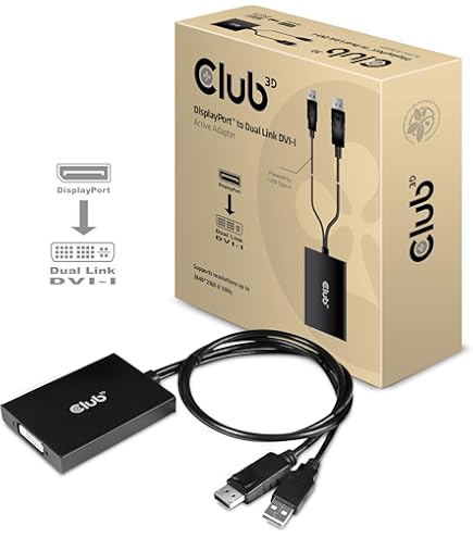 Club3D DisplayPort Auf VGA Adapter - Aktiver Wandler Bis 1920x1200 @ 60Hz