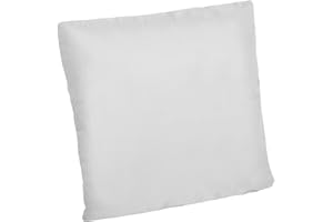 Roseley Outdoor Waterproof Cushion Cover 45 x 45cm for Garden Furniture Patio Sofa Porch Throw Pillow (Silver)