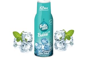 Sirop FruttaMax Tonic – Boisson amère à mélanger, faible en sucre | Idéal pour Gin Tonic, machines à soda et cocktails | 500 ml