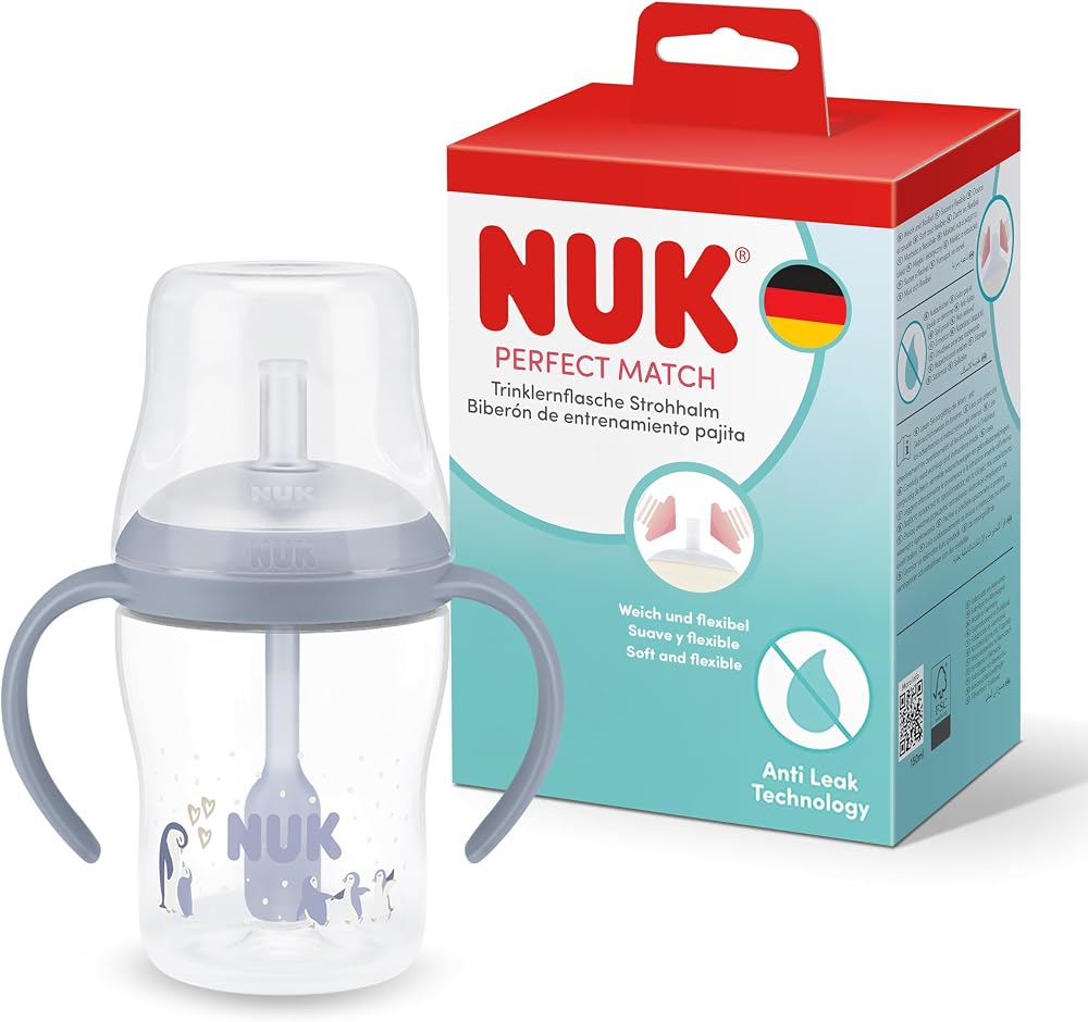 NUK PM Pipetli Alıştırma Bardağı, 150 ml, Mavi