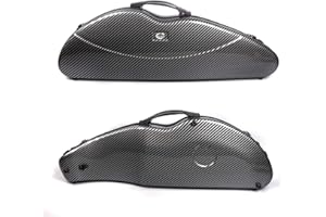 yinfente 4/4 violín Caso Mixto Fibra de Carbono violín Caja Fuerte luz con contraseña Bloqueo 1.9kg Peso 5 Colores