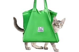 NEWHSY Portable Cat Carrier Tote Bag, Pet Carrier Bag for Cats Small Dogs with Soft Cushion, Foldable Canvas Shoulder Carrying Bag, Puppy Sling Bag for Cat Dog Travel Outdoor
