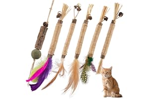 Kito Lee Palitos de hierba gatera, 6 unidades, varillas naturales para masticar gatos, cuidado dental y salud bucal, 15 x 10 x 2 cm