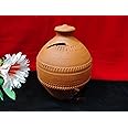 Top Trends® Mitti Ki Gullak | Coin Bank|Terracotta Mitti Gullak for Kids [Brown Pack of 1]